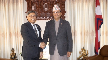 নেপালের পররাষ্ট্রমন্ত্রীর সঙ্গে সার্ক মহাসচিবের সৌজন্য সাক্ষাৎ