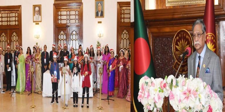 ‘স্মার্ট বাংলাদেশ’ গঠনে খ্রিষ্টান সম্প্রদায়কে ঐক্যবদ্ধভাবে কাজ করার আহ্বান রাষ্ট্রপতির
