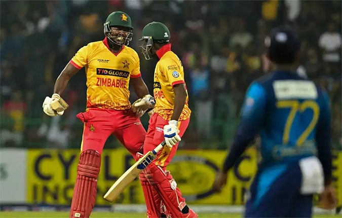 শেষ ওভারে ২৪ রান নিয়ে শ্রীলংকার বিপক্ষে প্রথম জয় জিম্বাবুয়ের