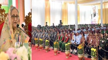 সমৃদ্ধ ও শান্তিপূর্ণ বাংলাদেশ গঠনে কাজ করতে আনসার সদস্যদের প্রতি প্রধানমন্ত্রীর আহবান