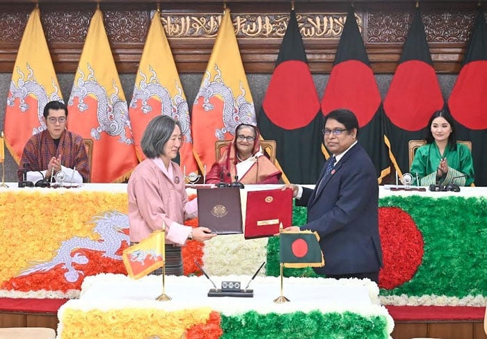 বাংলাদেশ-ভুটান ৩টি নতুন সমঝোতা স্মারক স্বাক্ষর, ১টি নবায়ন