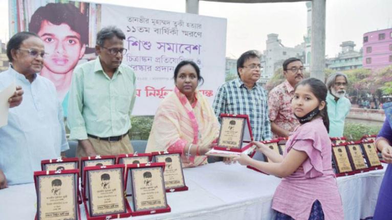 ত্বকী হত্যার বিচার না হওয়ায় ’শিশু সমাবেশে’ বক্তাদের ক্ষোভ