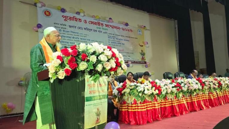 দেশের উন্নয়নে সেবাইত-পুরোহিতদের ভূমিকা অত্যন্ত গুরুত্বপূর্ণ - ধর্মমন্ত্রী
