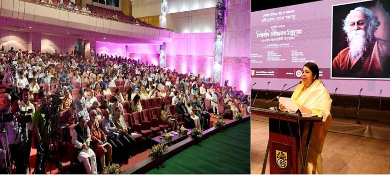 বাঙ্গালির আত্মপরিচয় ও আত্মবোধের বিকাশের মূলেই রয়েছে রবীন্দ্রনাথ ও বঙ্গবন্ধুর নিবিড় সম্পর্ক - স্পীকার