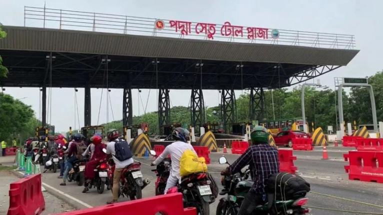 পদ্মা সেতুতে ২৪ ঘণ্টায় ৫ কোটি টাকা টোল আদায়