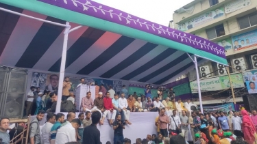 বঙ্গবন্ধু অ্যাভিনিউতে আ.লীগের সভা শুরু