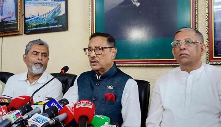 সেন্ট মার্টিন নিয়ে ফখরুলের বক্তব্য দায়িত্বজ্ঞানহীন: ওবায়দুল কাদের
