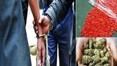 বন্দরে ইয়াবা ও গাঁজাসহ মাদক কারবারি সাগরসহ গ্রেপ্তার ২