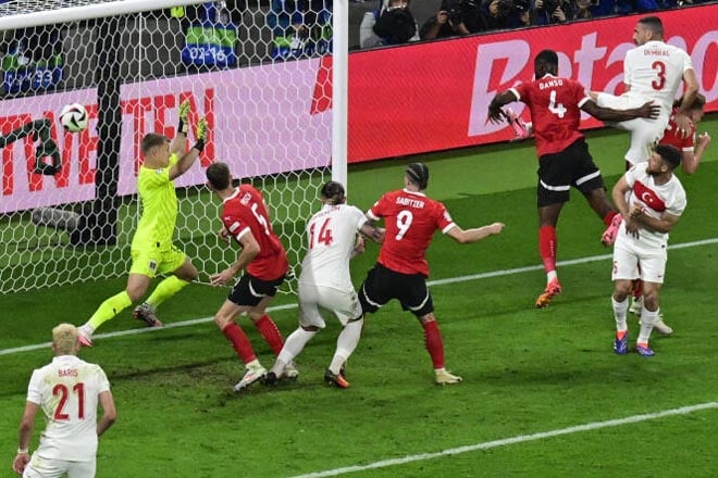 ইউরো ২০২৪: উজ্জীবিত অস্ট্রিয়াকে হারিয়ে কোয়ার্টার ফাইনালে তুরষ্ক, ডেমিরালের জোড়া গোল