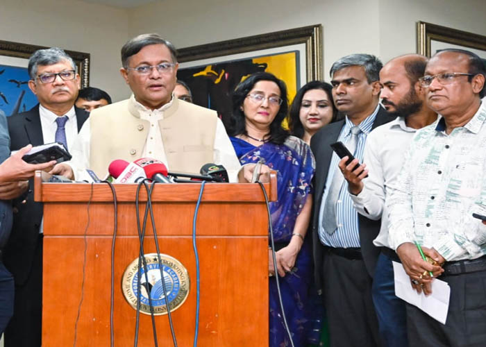 দুর্নীতি নিয়ে বিএনপির বক্তৃতাই বড় কৌতুক : পররাষ্ট্রমন্ত্রী