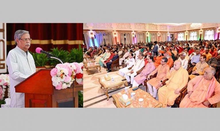 দেশকে এগিয়ে নিতে ধর্ম-বর্ণ নির্বিশেষে একসঙ্গে কাজ করার আহ্বান রাষ্ট্রপতির