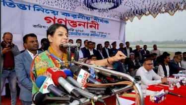 তিস্তা মহাপরিকল্পনা ডিসেম্বরের মধ্যে চূড়ান্ত হবে: রিজওয়ানা হাসান