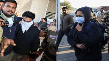 ‘হাতকড়া পরিয়ে, শিকলে বেঁধে’ ভারতীয়দের ফেরত পাঠিয়েছে যুক্তরাষ্ট্র?