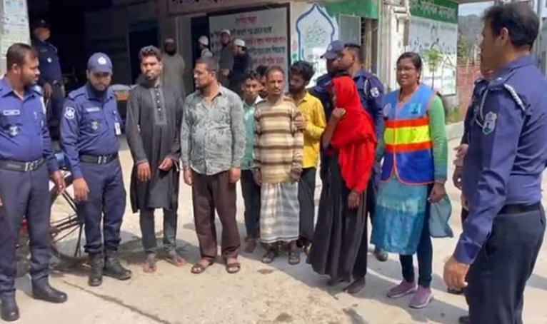সিদ্ধিরগঞ্জে অটো চালককে হত্যা করে লাশ গুমের ঘটনায় নারীসহ ৭জন গ্রেপ্তার