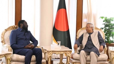 প্রধান উপদেষ্টার সঙ্গে গাম্বিয়ার পররাষ্ট্রমন্ত্রীর সাক্ষাৎ: মিয়ানমারের বিরুদ্ধে গণহত্যা মামলা নিয়ে আলোচনা