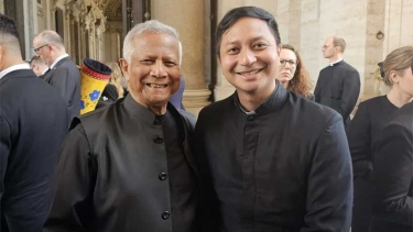 ভ্যাটিকান সিটিতে গারো ধর্মযাজকের সাথে প্রধান উপদেষ্টার সাক্ষাৎ