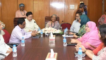 উন্নয়ন কাজের লক্ষ্য অর্জনে নিষ্ঠার সাথে দায়িত্ব পালনের আহ্বান উপদেষ্টা শারমীন মুরশিদের