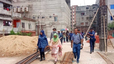 নকশাবহির্ভূত ভবনে রাজউকের অভিযান, জরিমানা