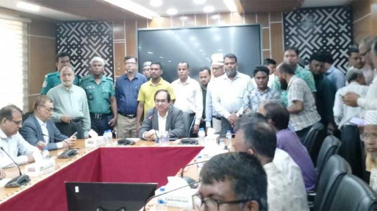 সচিবালয়ে আন্দোলনরত কর্মচারীদের সঙ্গে বৈঠকে সচিবরা