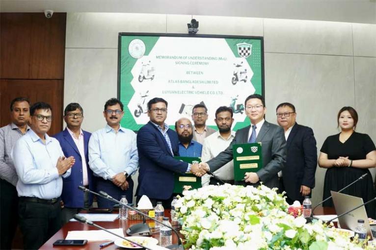 বাংলাদেশে চীনা পরিবেশবান্ধব ই-বাইক বাজারজাতকরণের জন্য সমঝোতা স্মারক সই