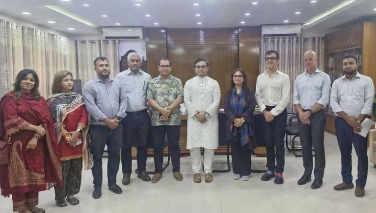 জাহাঙ্গীরনগর বিশ্ববিদ্যালয়ের উপাচার্যের সঙ্গে বিশ্বব্যাংকের প্রতিনিধি দলের সাক্ষাৎ