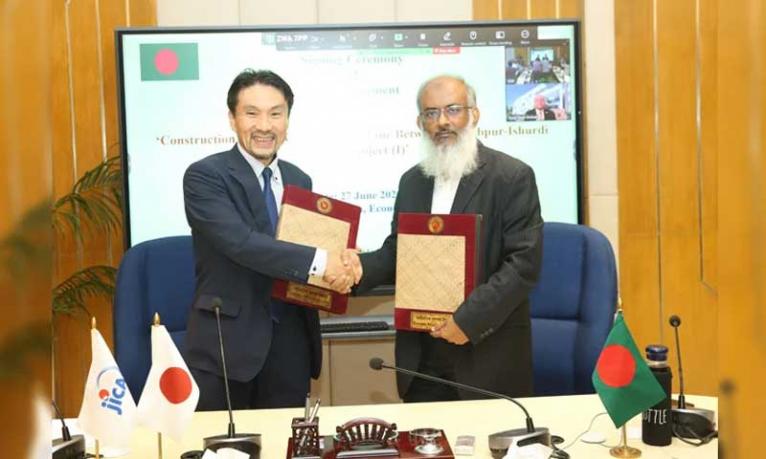 বাংলাদেশ ও জাপানের মধ্যে ৬৩০ মিলিয়ন মার্কিন ডলারের ঋণচুক্তি স্বাক্ষরিত