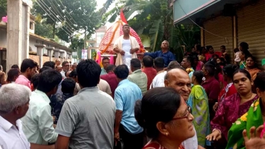 জামালপুরে বর্ণাঢ্য আয়োজনে রথযাত্রা উৎসব