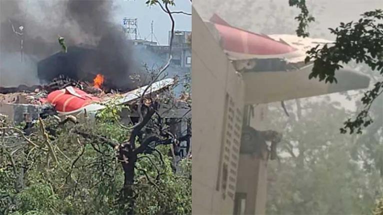 ভারতে যেভাবে ২৪২ যাত্রীকে নিয়ে আছড়ে পড়ল বিমান