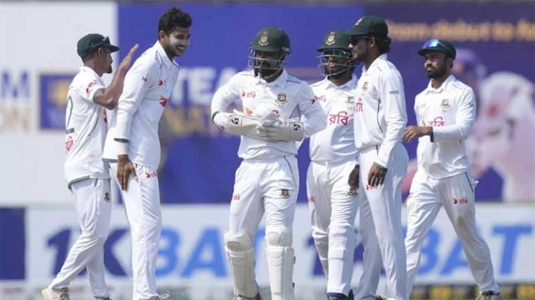 নাঈমের ঘূর্ণিতে ১০ রানের লিড পেল বাংলাদেশ