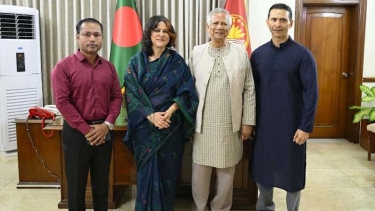 প্রধান উপদেষ্টার সঙ্গে তাজউদ্দিন পরিবারের সৌজন্য সাক্ষাৎ