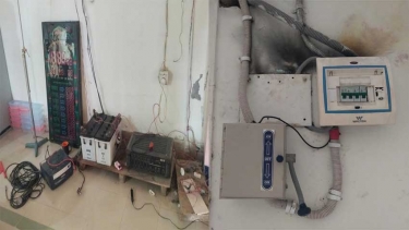 সেঙ্গুয়া সাত গম্বুজ মসজিদে বজ্রপাতে নামাজে বিঘ্ন, ব্যাপক ক্ষয়ক্ষতি