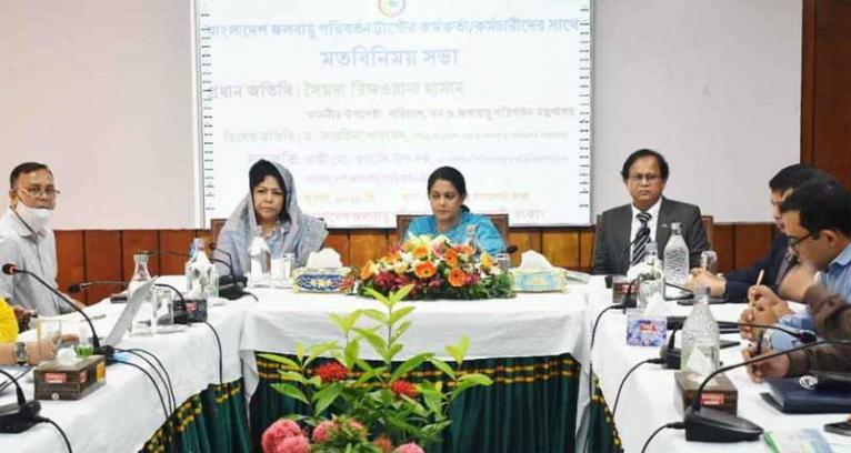 ক্লাইমেট চেঞ্জ ট্রাস্টকে শক্তিশালী করতে ১০ বছর মেয়াদি স্ট্রাটেজিক প্ল্যান প্রণয়ন করা হবে