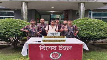সীমান্তে ২১ সোনার বারসহ আটক ১