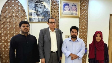 ফিলিস্তিনের রাষ্ট্রদূতের সঙ্গে এনসিপির শীর্ষ নেতাদের সাক্ষাৎ