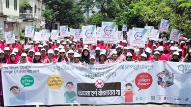 শব্দদূষণ রোধে বসুন্ধরায় সচেতনতামূলক র‍্যালি