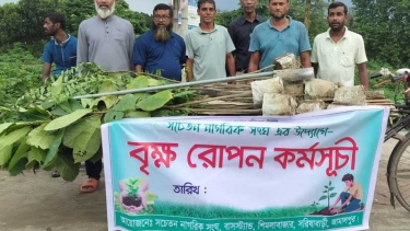 জামালপুরে সচেতন নাগরিক সংঘের দুই শতাধিক চারা রোপণ,