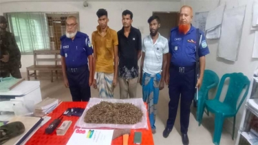 জামালপুরে যৌথ বাহিনীর অভিযানে মাদক ও অস্ত্রসহ ৩ জন আটক