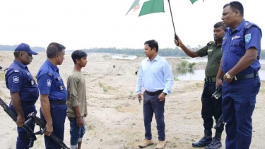 লালমনিরহাটে অবৈধভাবে বালু উত্তোলন করায় কারাদণ্ড