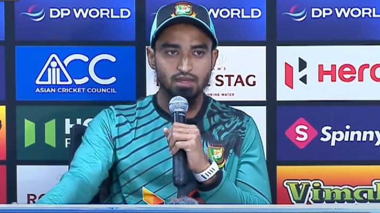 শ্রীলঙ্কার বিপক্ষে জয়ে আত্মবিশ্বাসী তানজিম সাকিব