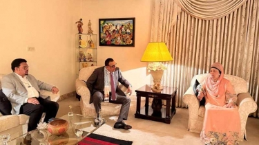 খালেদা জিয়ার সঙ্গে সাক্ষাৎ করলেন ফিলিস্তিনের রাষ্ট্রদূত