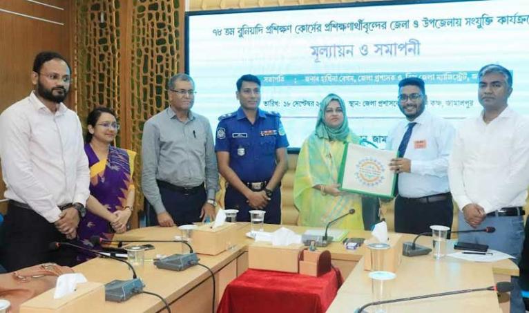 জামালপুরে অনুষ্ঠিত হলো ৭৮তম বুনিয়াদি কোর্সের সমাপনী
