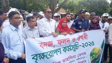শরীয়তপুরে জেলা পরিষদের উদ্যোগে বৃক্ষরোপণ