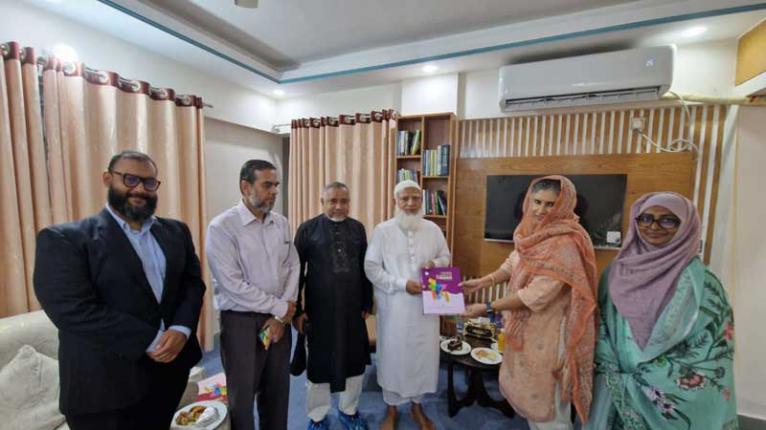 জামায়াত আমীরের সঙ্গে জাতিসংঘের আবাসিক প্রতিনিধির মানবাধিকার উপদেষ্টার সাক্ষাৎ