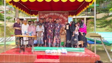 রাঙ্গামাটিতে বিজিবির মানবিক সহায়তা