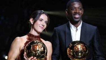 ইয়ামালকে পিছনে ফেলে ব্যালন ডি’অর জিতলেন ডেম্বেলে, বোনমাতির হ্যাটট্রিক