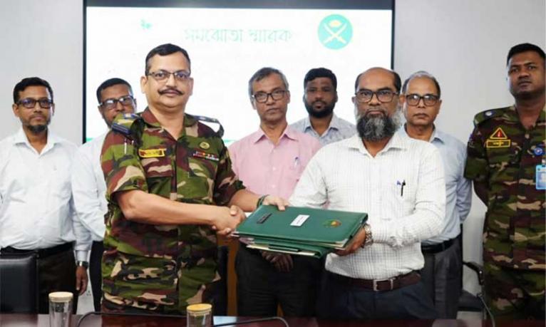ভবদহ অঞ্চলের জলাবদ্ধতা দূরীকরণে সমঝোতা স্মারক স্বাক্ষর: ৫টি নদী পুনঃখনন করবে সেনাবাহিনী