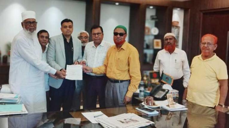 কদমরসূল সেতু নির্মাণসহ ১১ দফা দাবিতে নাসিক প্রশাসককে স্মারকলিপি