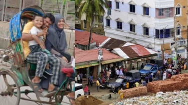 ফ্যানে ঝুলছিলেন যুবক, খাটে স্ত্রী-সন্তানের লাশ