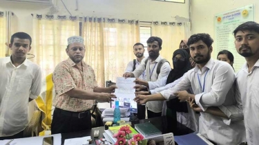 রাঙ্গামাটি এটিআই ছাত্র-ছাত্রীদের আট দাবিতে পূণরায় স্মারকলিপি প্রদান