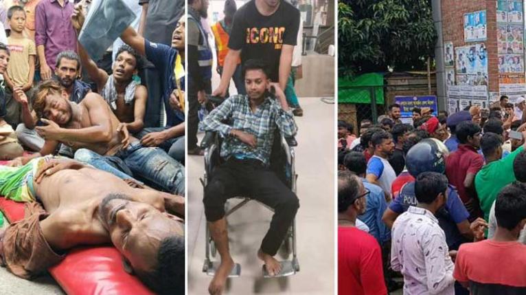 ইজিবাইক চালক ও শিক্ষার্থীদের পাল্টাপাল্টি হামলার অভিযোগ, আহত ১২
